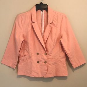2 for $10 BUNDLE SALE Peach Charlotte Russe Blazer Size Large